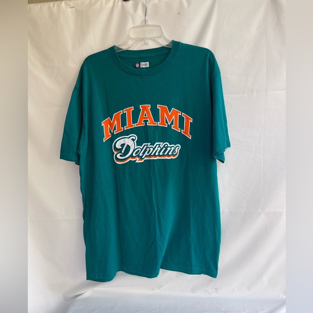 Dolphin Miami NFL Green Short Sleeve Tee size L new without tag
